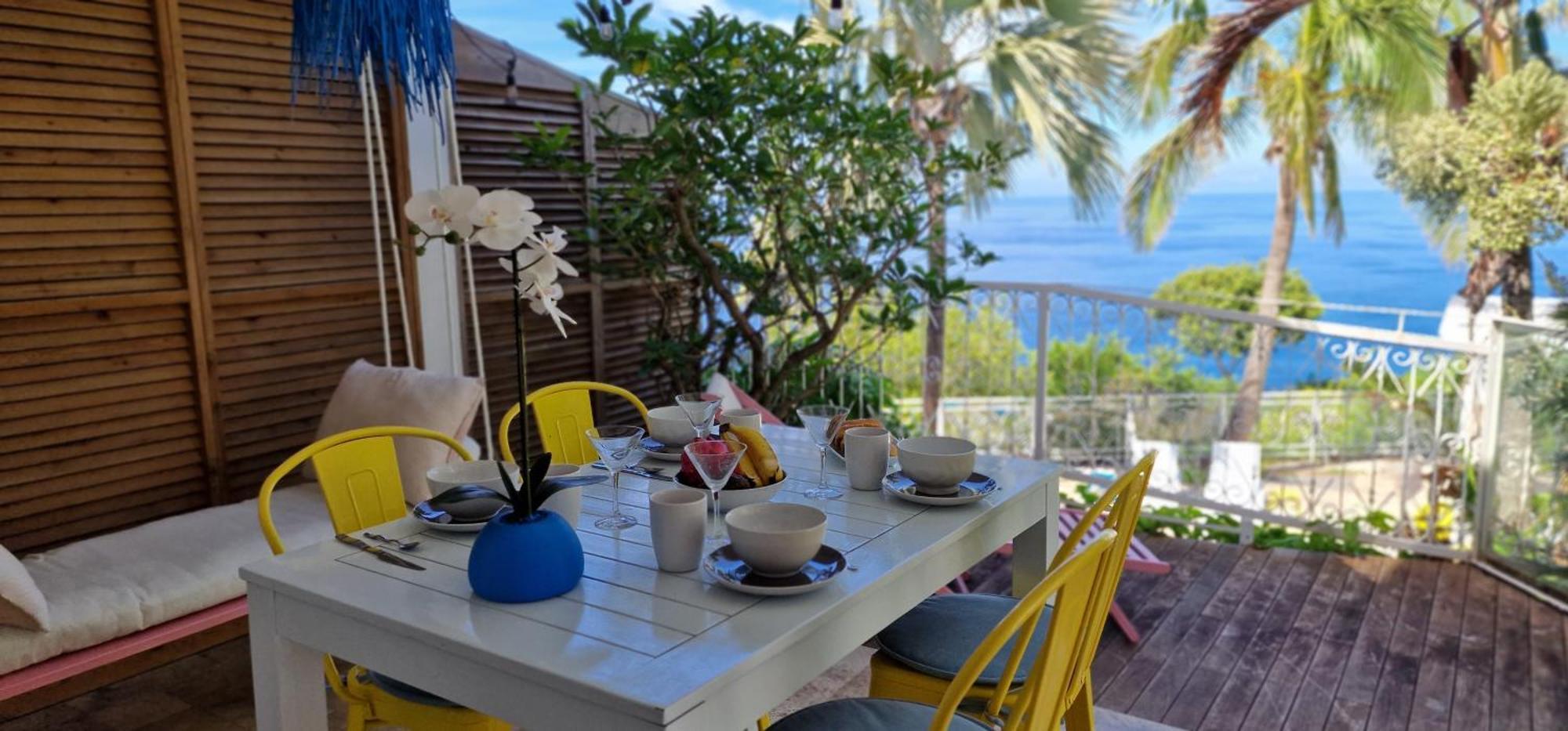 La Boheme, Residence De 5 Appartements Avec Piscine, Vue Ocean, Petite Ile 외부 사진