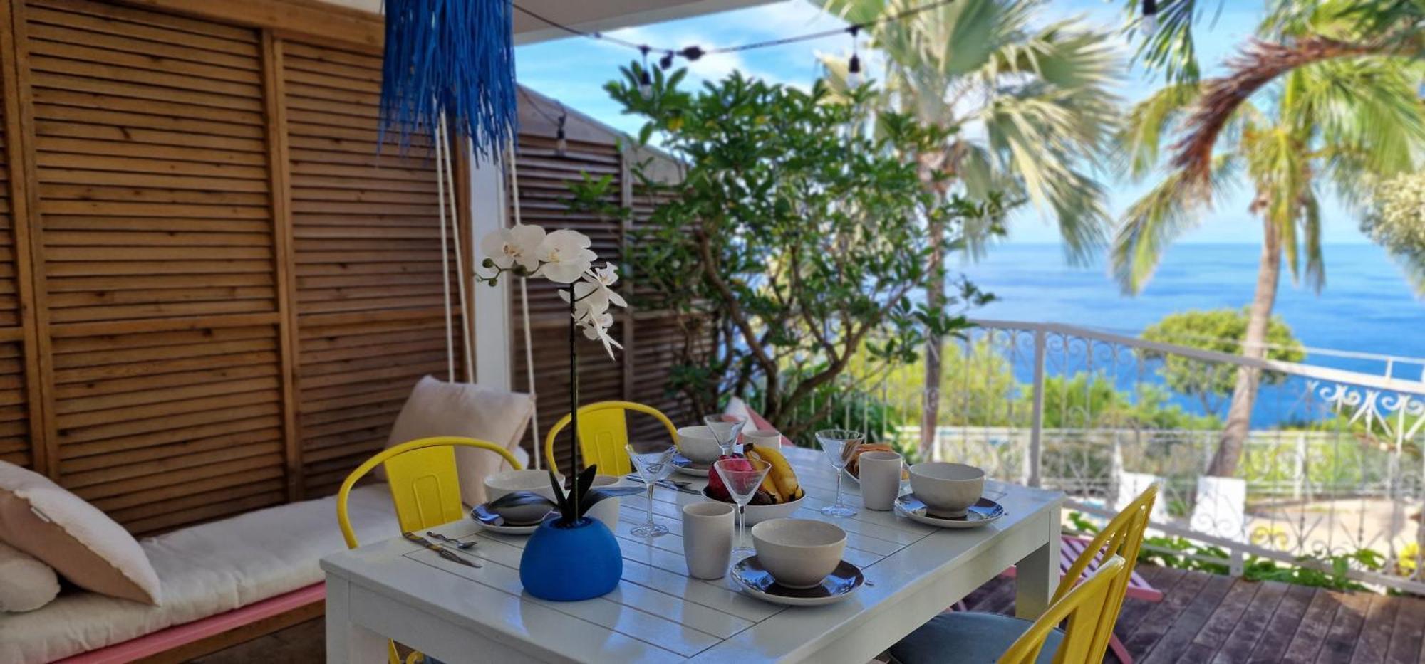 La Boheme, Residence De 5 Appartements Avec Piscine, Vue Ocean, Petite Ile 외부 사진
