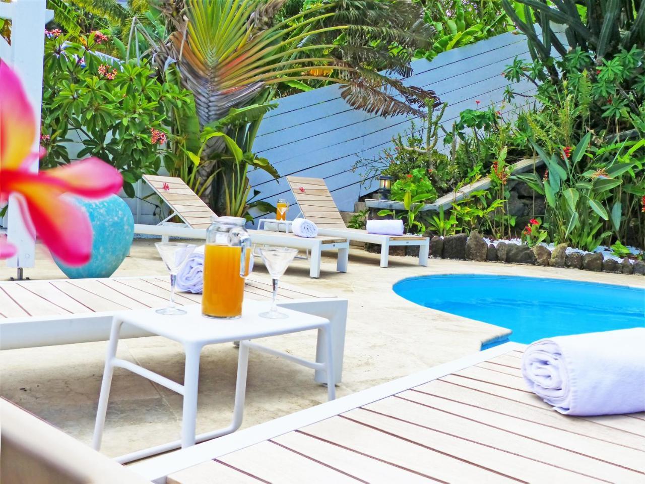 La Boheme, Residence De 5 Appartements Avec Piscine, Vue Ocean, Petite Ile 외부 사진