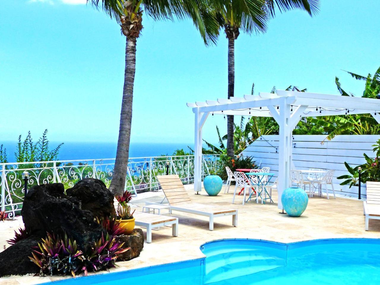 La Boheme, Residence De 5 Appartements Avec Piscine, Vue Ocean, Petite Ile 외부 사진