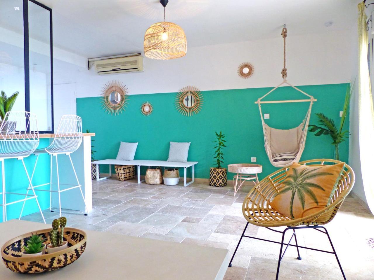 La Boheme, Residence De 5 Appartements Avec Piscine, Vue Ocean, Petite Ile 외부 사진