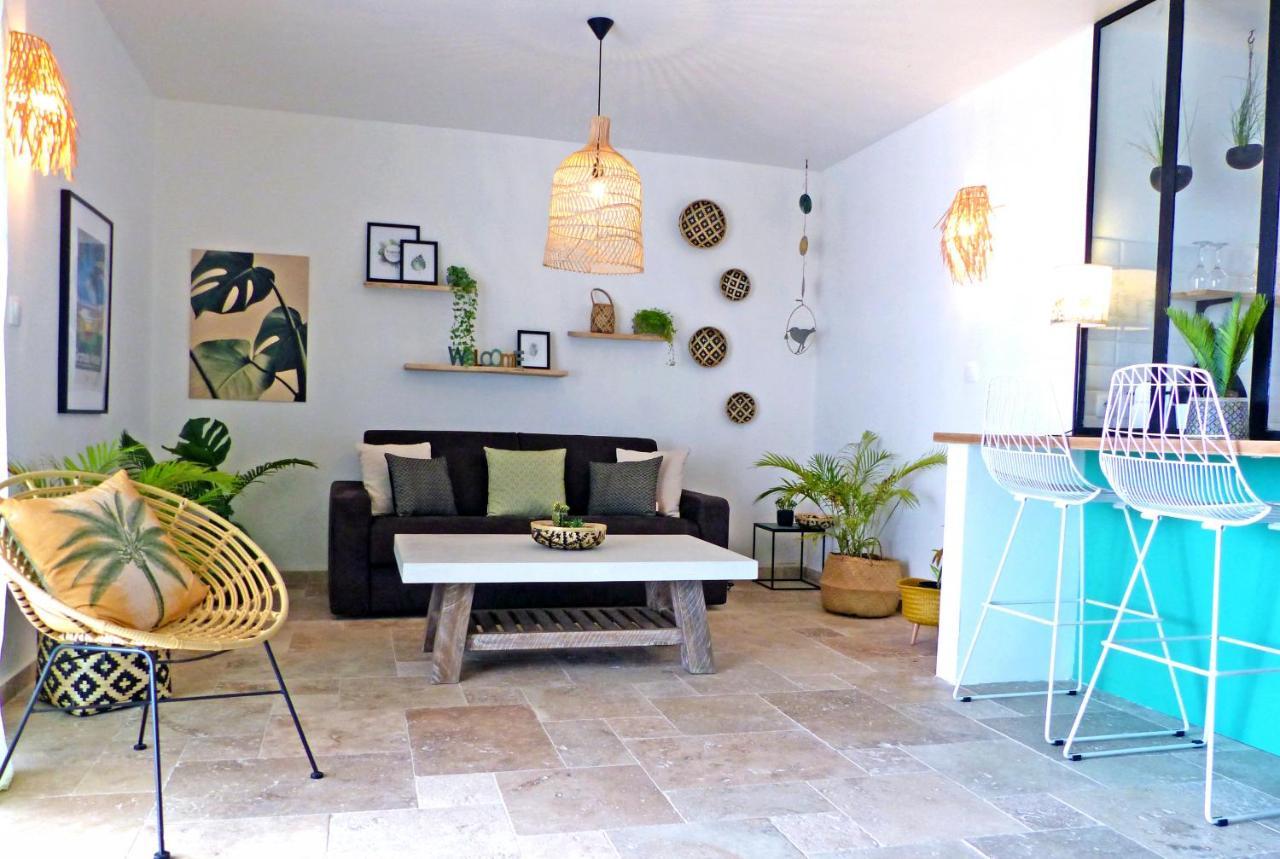 La Boheme, Residence De 5 Appartements Avec Piscine, Vue Ocean, Petite Ile 외부 사진